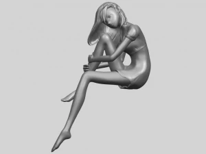 beautiful girl 14 3D Print Model