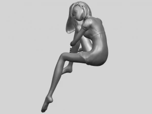 beautiful girl 14 3D Print Model