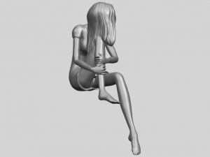 beautiful girl 14 3D Принт Модель