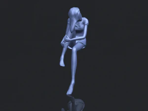 beautiful girl 14 3D Print Model