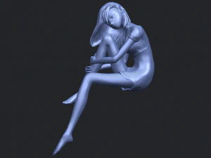 beautiful girl 14 3D Print Model