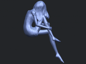 beautiful girl 14 3D Принт Модель