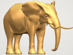 elefante 07 Modelo de impresión 3D