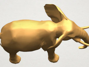 elefante 07 Modelo de impresión 3D