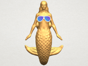 mermaid 01 3D Print Model