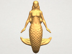 mermaid 01 3D Print Model