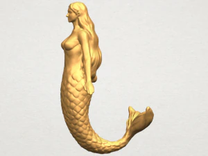 mermaid 01 3D Print Model