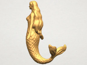 mermaid 01 3D Print Model