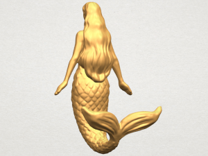 mermaid 01 3D Baskı Modeli