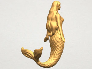 mermaid 01 3D Print Model