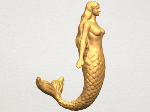 mermaid 01 3D Baskı Modeli