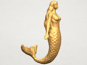 mermaid 01 3D Print Model