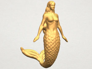 mermaid 01 3D Print Model