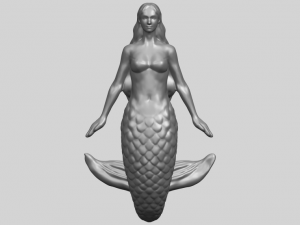 mermaid 01 3D Baskı Modeli