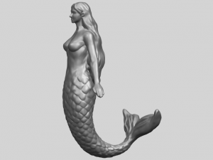 mermaid 01 3D Baskı Modeli