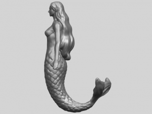 mermaid 01 3D Baskı Modeli
