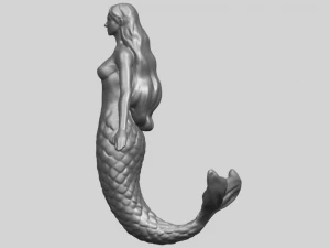 mermaid 01 3D Print Model