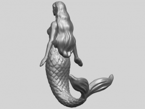 mermaid 01 3D Baskı Modeli