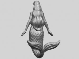 mermaid 01 3D Baskı Modeli