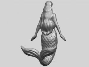 mermaid 01 3D Print Model