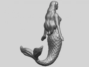 mermaid 01 3D Print Model