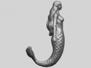 mermaid 01 3D Baskı Modeli
