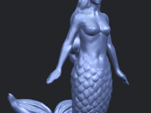 mermaid 01 3D Baskı Modeli
