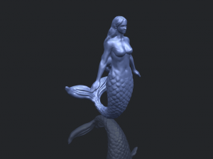 mermaid 01 3D Baskı Modeli