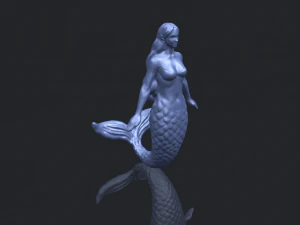 mermaid 01 3D Print Model