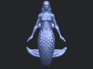 mermaid 01 3D Baskı Modeli