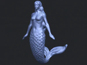 mermaid 01 3D Print Model
