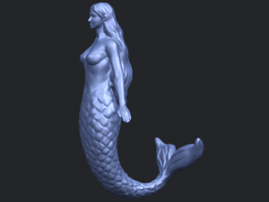 mermaid 01 3D Baskı Modeli