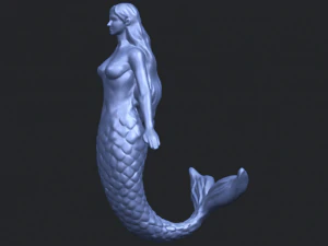 mermaid 01 3D Print Model