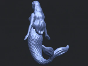 mermaid 01 3D Print Model