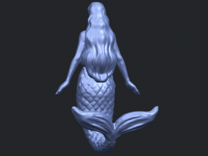 mermaid 01 3D Baskı Modeli