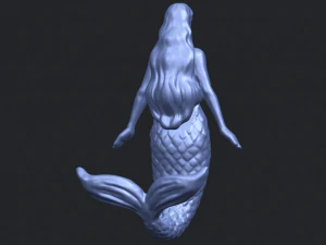mermaid 01 3D Print Model