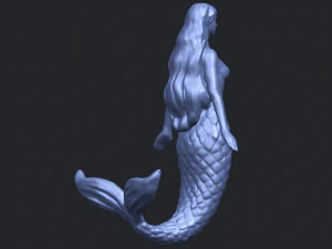 mermaid 01 3D Print Model