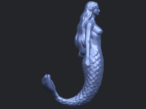 mermaid 01 3D Baskı Modeli