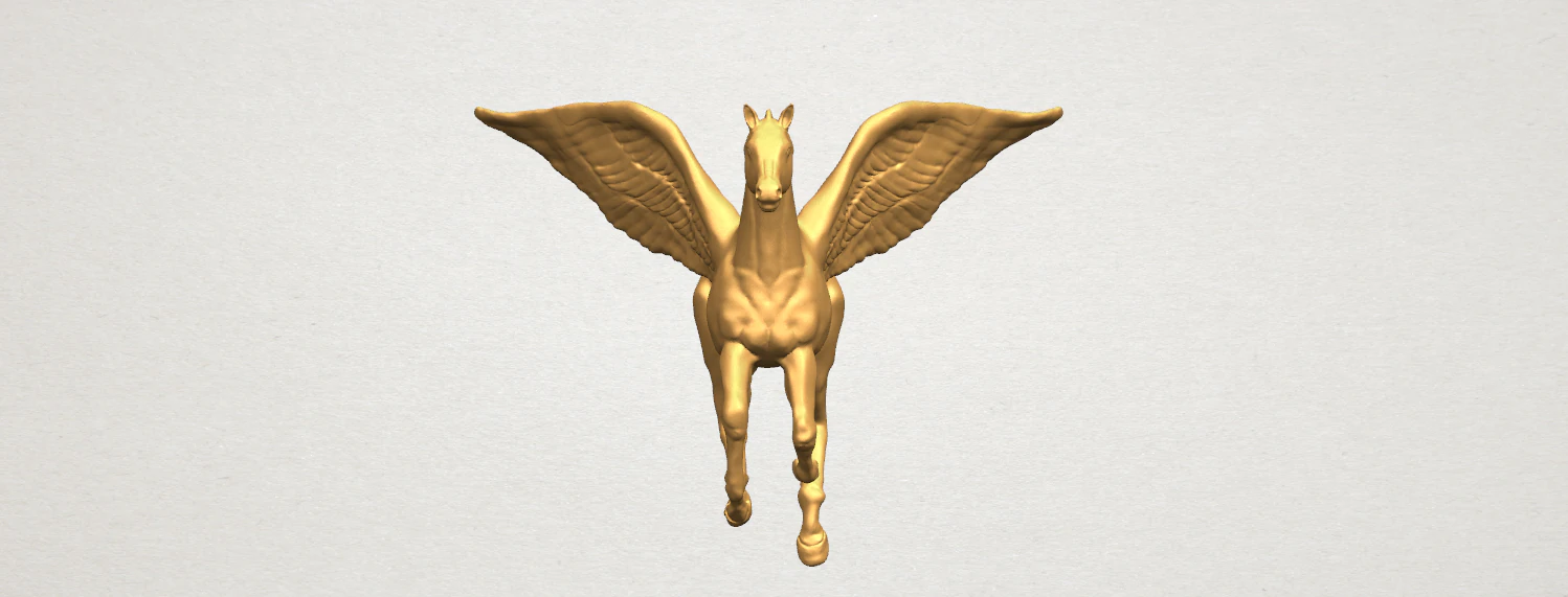 horse 06 pegasus01 3D Print Model .c4d .max .obj .3ds .fbx .stl .blend 