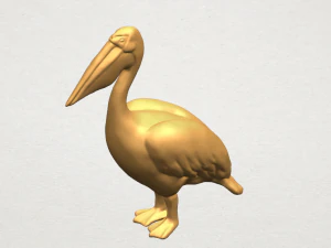 pelican 3D Print Model