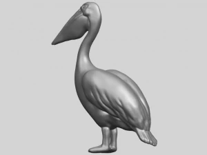 pelican 3D Print Model