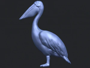 pelican 3D Print Model
