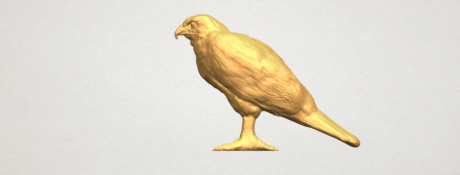eagle 02 3D Print Model .c4d .max .obj .3ds .fbx .stl .blend 