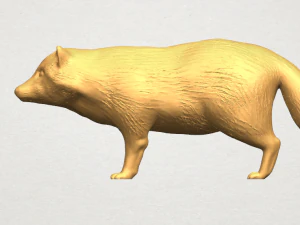fox 3D Print Model