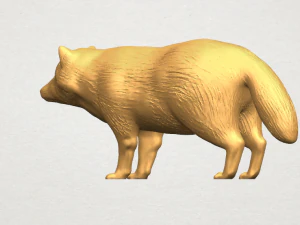 fox 3D Print Model
