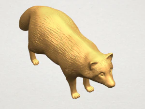 fox 3D Print Model