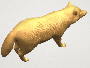 fox 3D Print Model