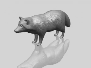fox 3D Print Model