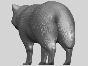 fox 3D Print Model