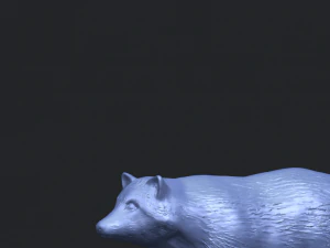 fox 3D Print Model